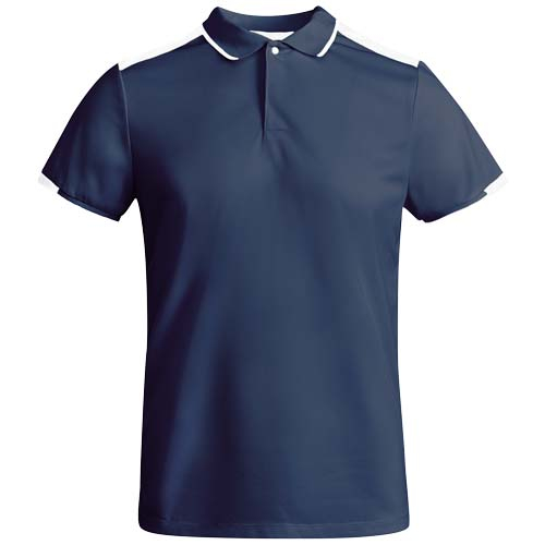 Polo sport pour homme à personnaliser Tamil ROLY Navy Blue et Blanc